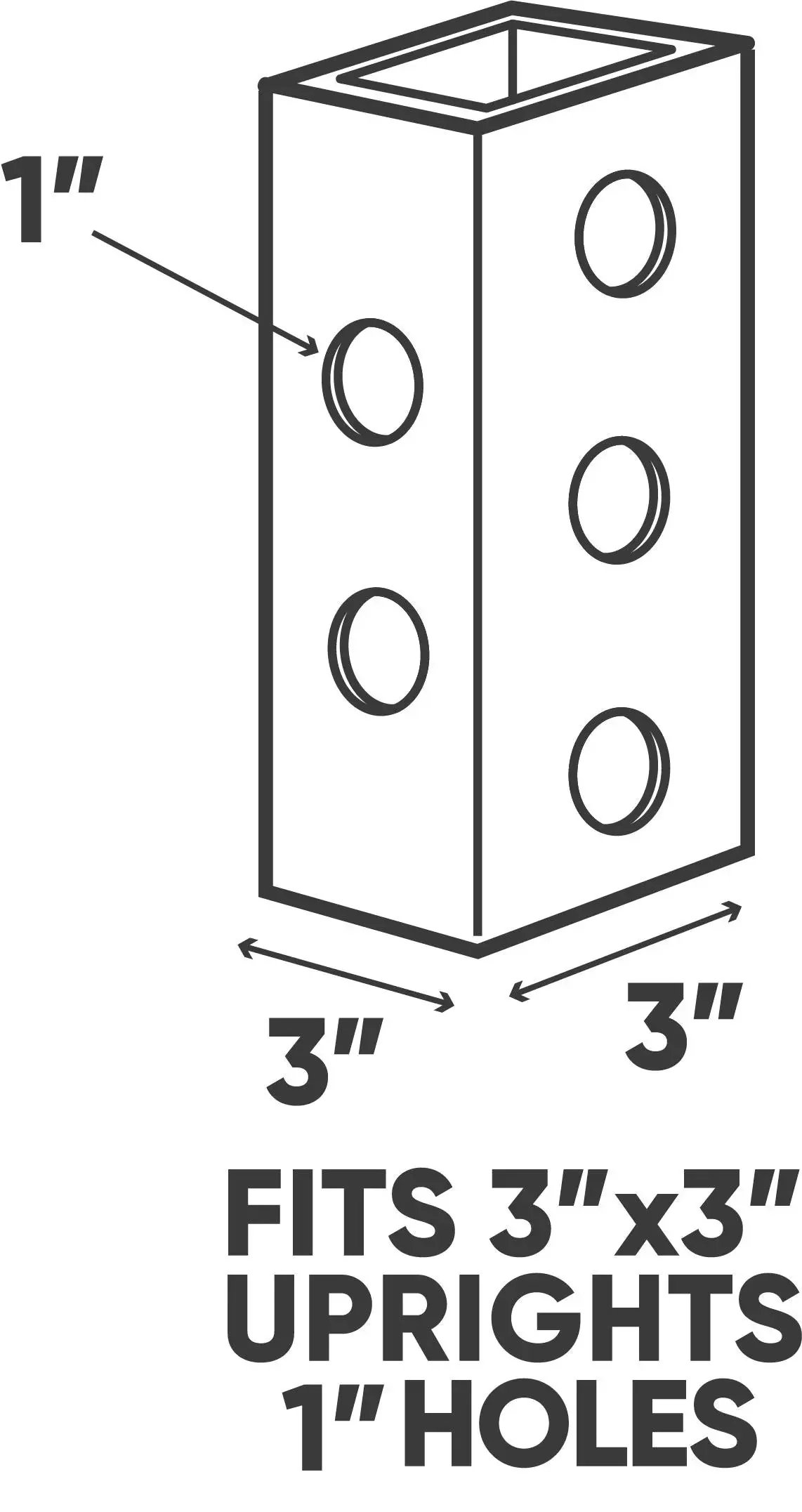 3x3 Barbell Holder Attachment - Image 7