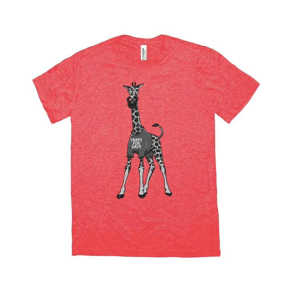 Fringe Sport Triblend Giraffe Kettlebell Shirt - Image 4