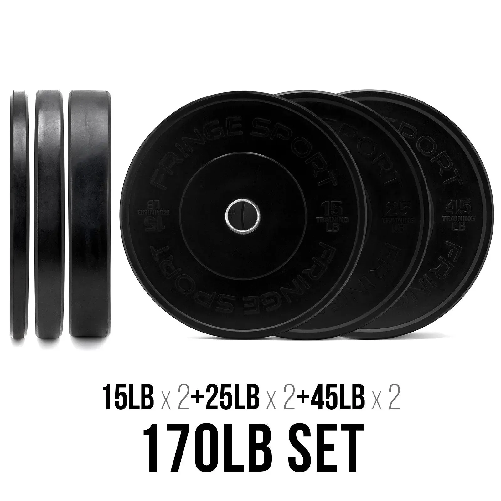 Black Bumper Plate Sets - Image 19