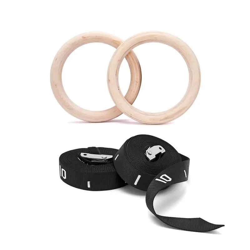 Competition Gymnastic Rings - With Straps - Image 8