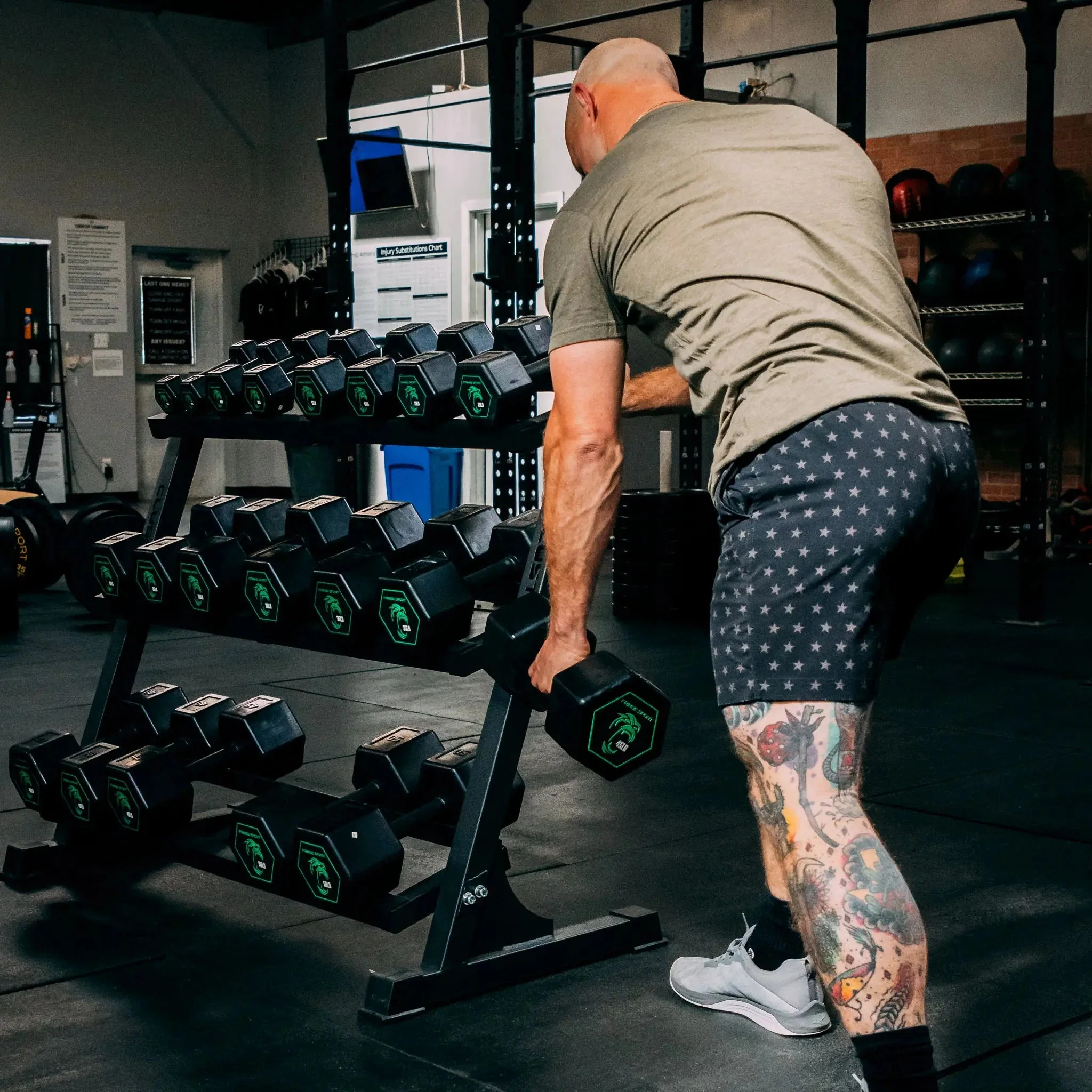 Silverback Rubber Coated Dumbbells - Image 23
