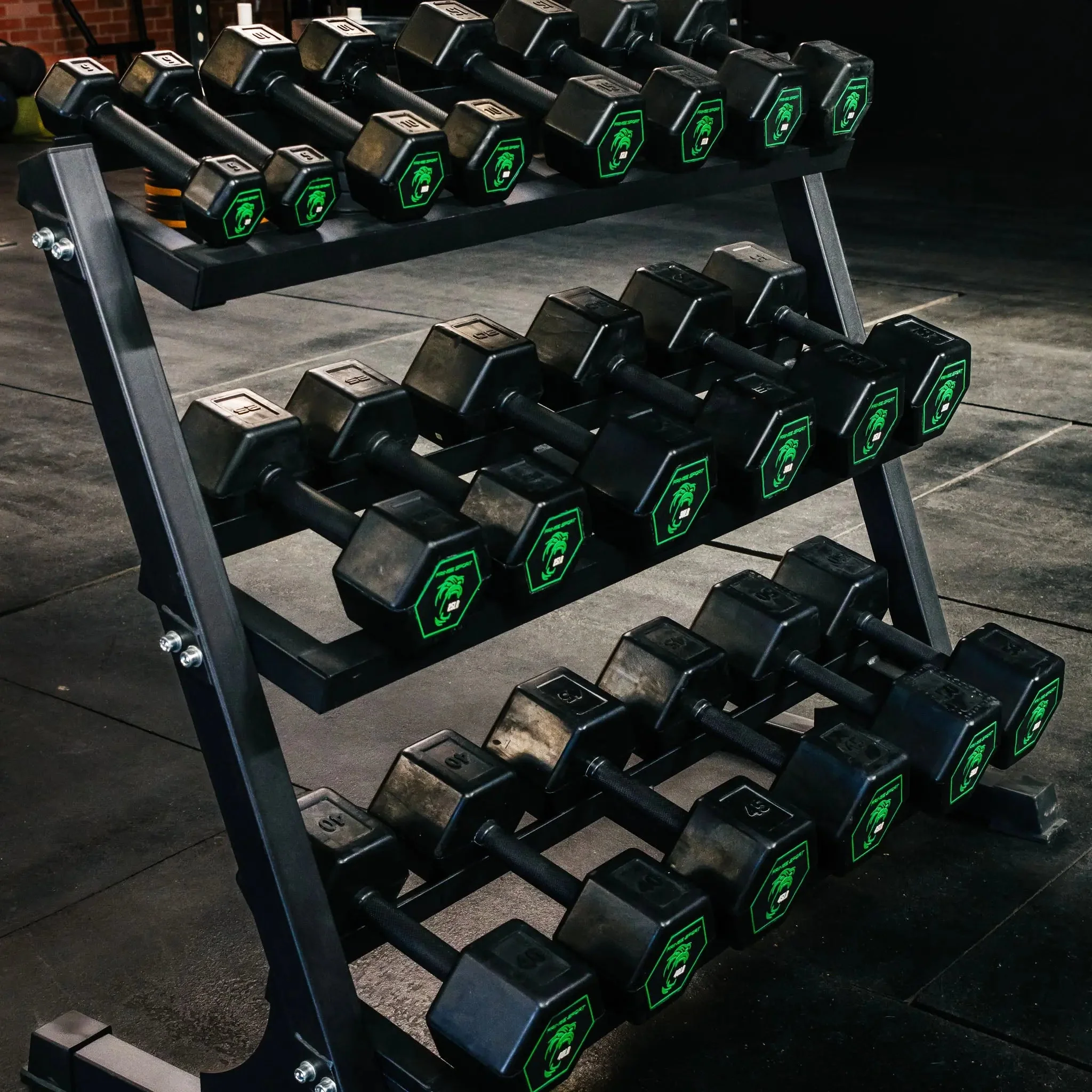 Silverback Rubber Coated Dumbbells - Image 3