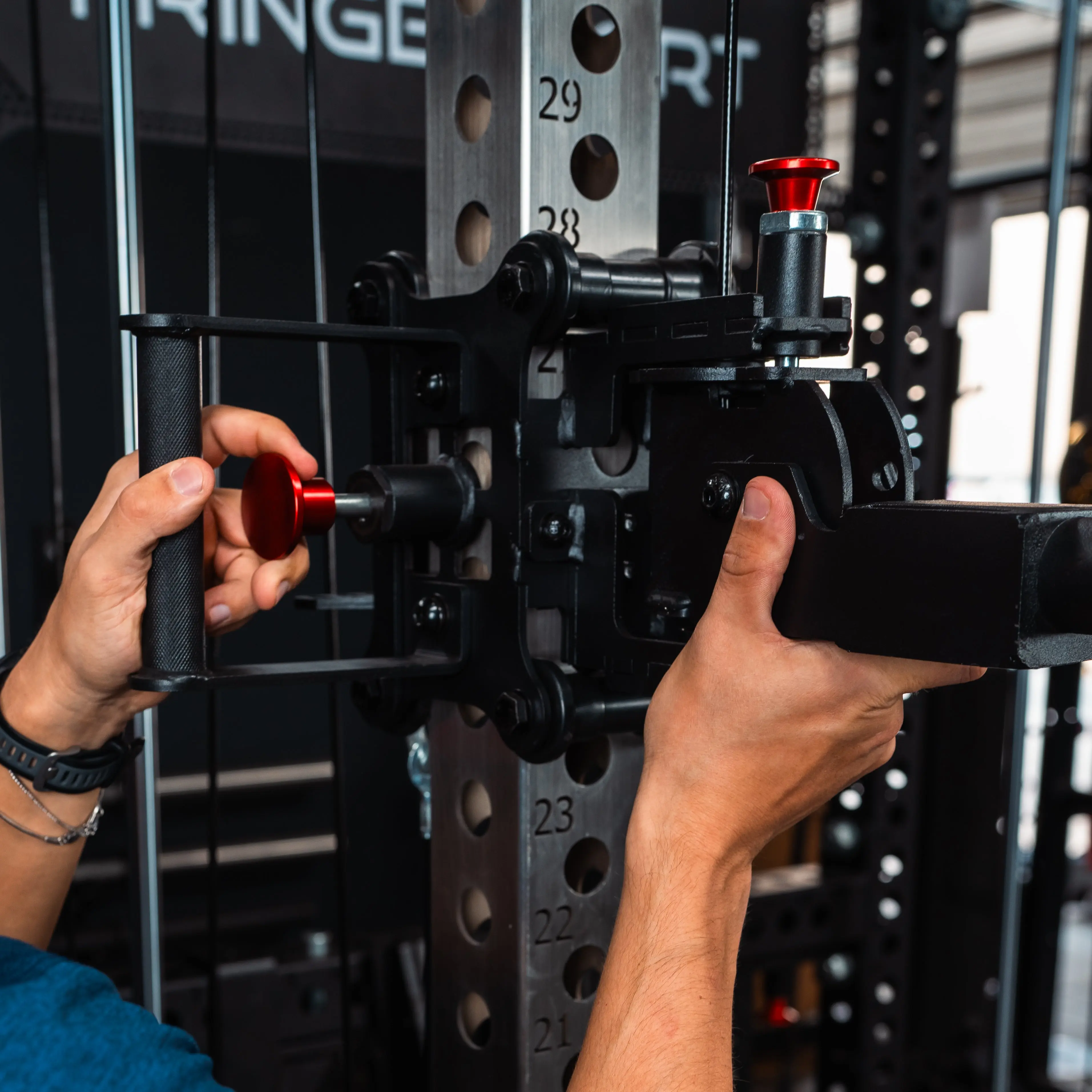 The Dane 2.0 + Gibbon Arms | Squat Rack with Cable Crossover - Image 12