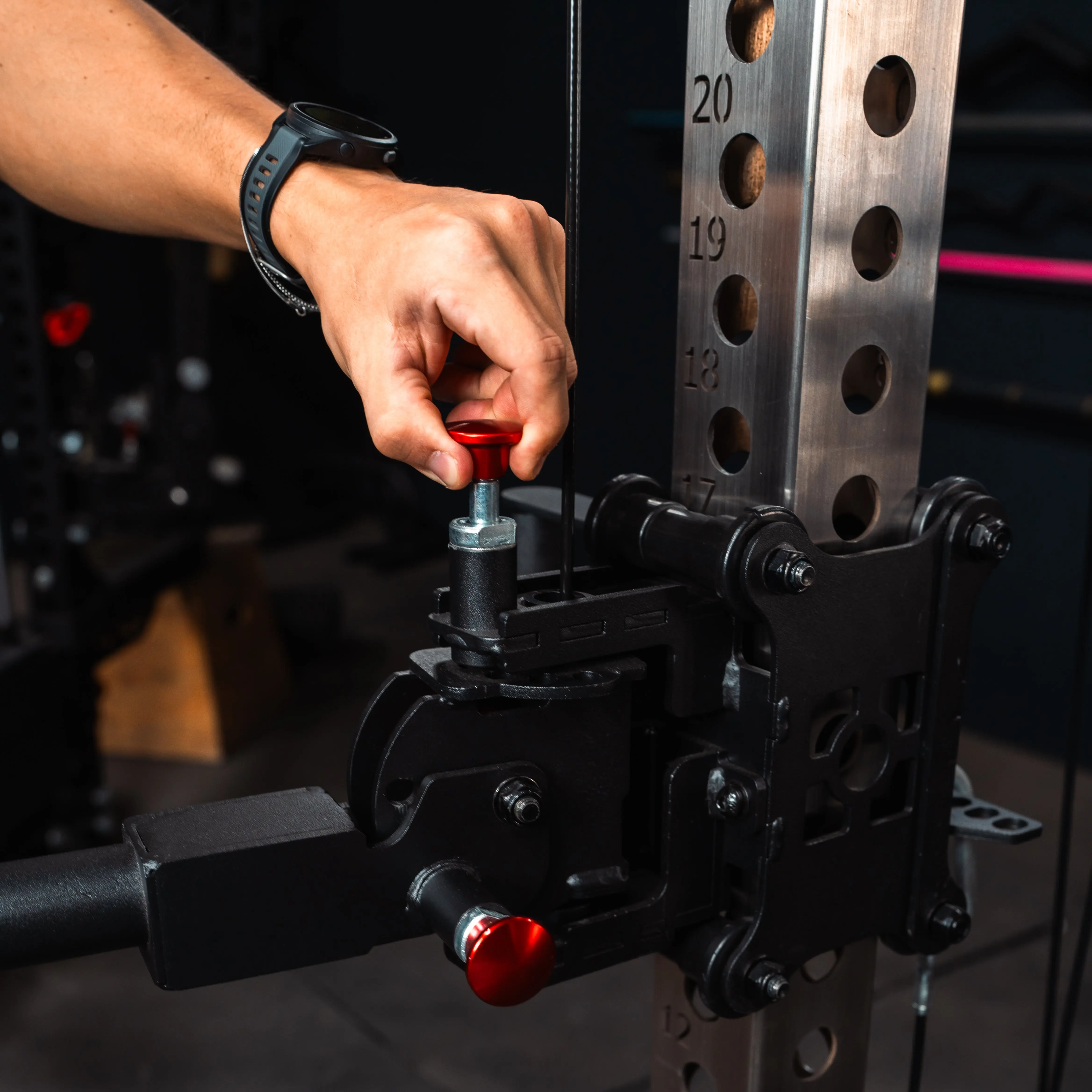 The Dane 2.0 + Gibbon Arms | Squat Rack with Cable Crossover - Image 14