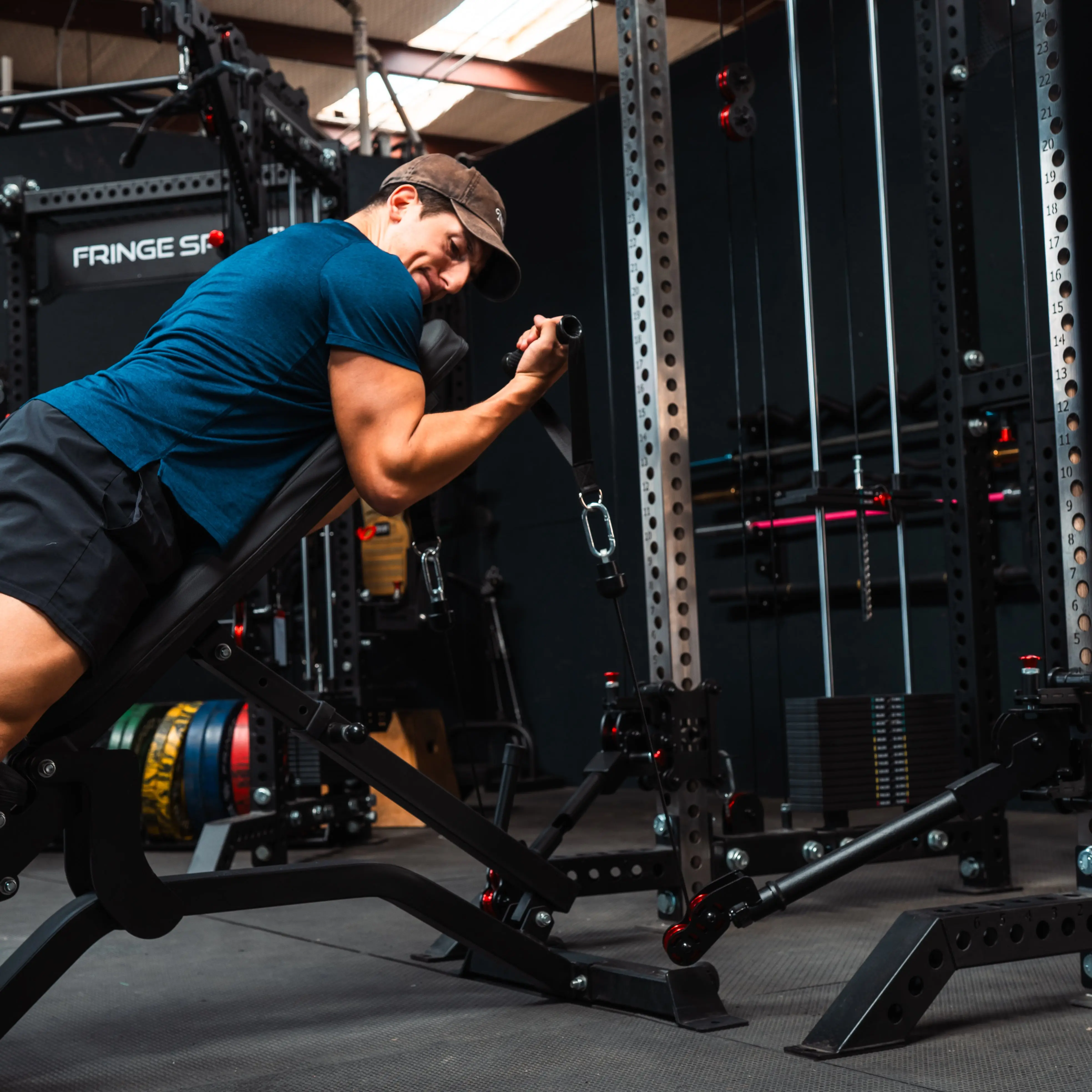 The Dane 2.0 + Gibbon Arms | Squat Rack with Cable Crossover - Image 15