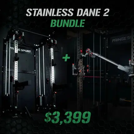 The Dane 2.0 + Gibbon Arms | Squat Rack with Cable Crossover - Image 17
