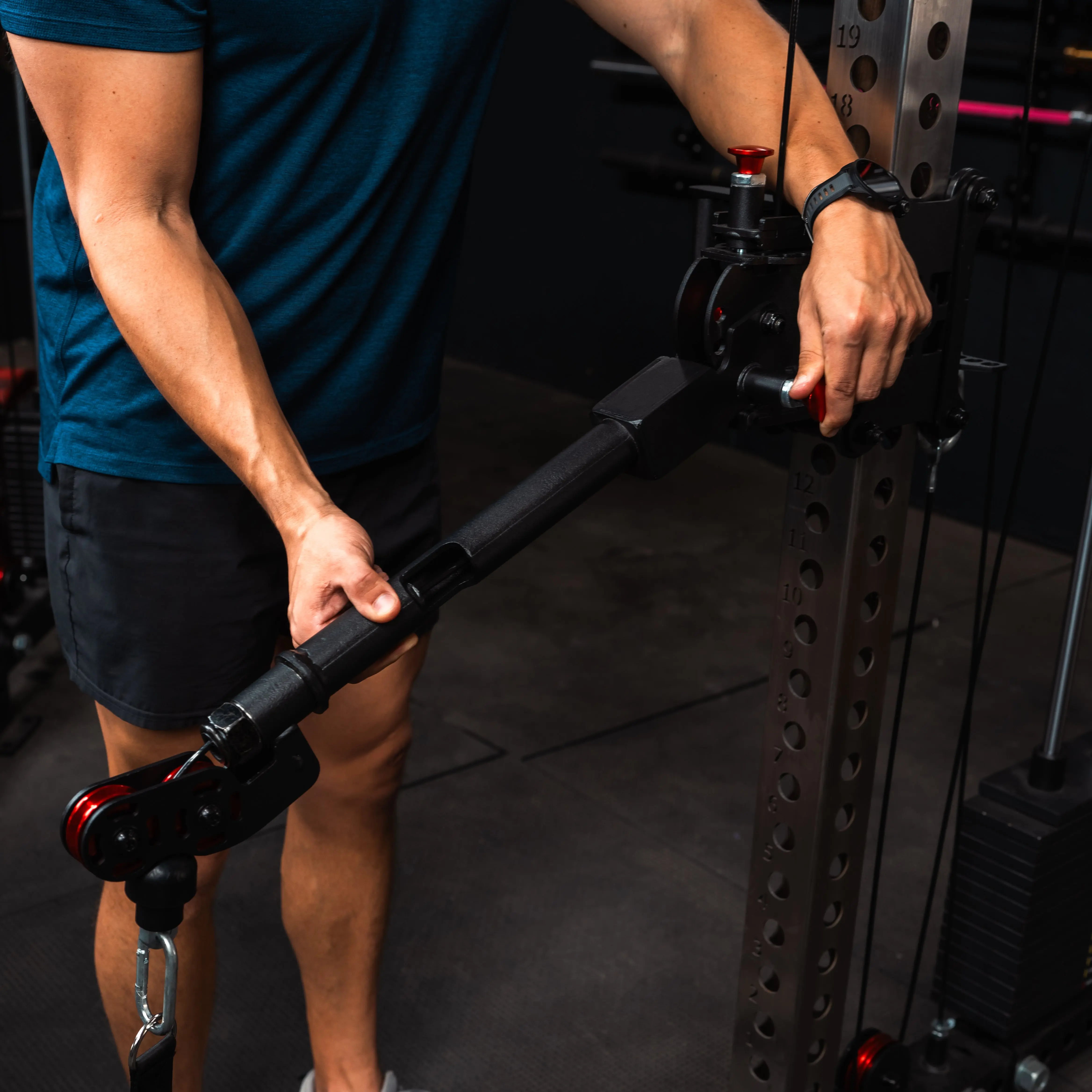 The Dane 2.0 + Gibbon Arms | Squat Rack with Cable Crossover - Image 8