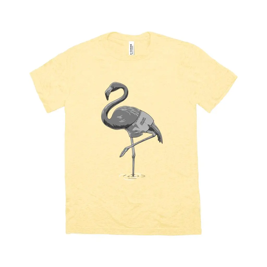 Fringe Sport Triblend Flamingo Leg Day Shirt - Image 5
